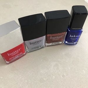 Butter London and Lakur Nail Polishes